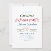 ミニマルエレガントスパーティー 招待状 (正面)