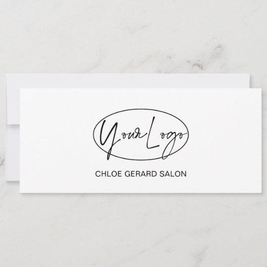 ミニマルエレガントスミニマルモダンギフト証明書 (裏面)