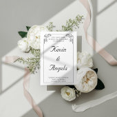 ミニマルエレガントスモダン除草 招待状