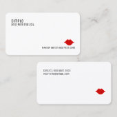 ミニマルエレガントス化粧美しい 名刺 (正面/裏面)