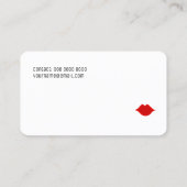 ミニマルエレガントス化粧美しい 名刺 (裏面)