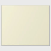 ミニマルエレガントス無地のパステルクリーム ラッピングペーパー (フラット)