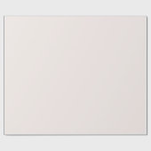 ミニマルエレガントス無地のパステルソルトホワイト ラッピングペーパー (フラット)