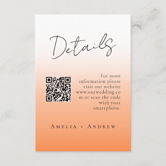 ミニマルエレガントス結婚クリプト エンクロージャーカード (正面)