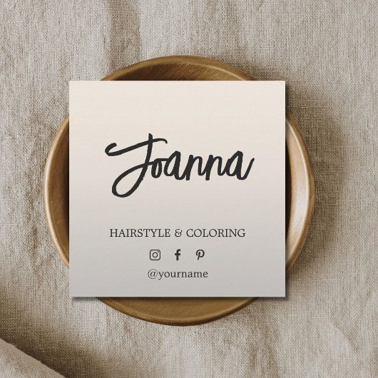 ミニマルエレガントス金フェイク属ヘアドレはっきりしたッサー スクエア名刺