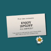 ミニマルエレガントス銀フェイク美しいクーポン 割引カード