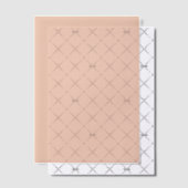 ミニマルエレガントテラコタ結婚ス ベラム紙招待状 (オフセット (招待状))