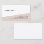 ミニマルエレガントデザインプロフェッショナルプレーン 名刺 (正面/裏面)