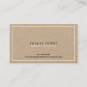 ミニマルエレガントデザイン導連絡入 名刺 (正面)