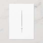 ミニマルエレガントデザイン エンクロージャーカード (裏面)