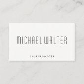 ミニマルエレガントフォント 名刺 (正面)