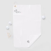 ミニマルエレガントフローラママのプレゼント ゴルフタオル (インサイチュ)