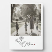 ミニマルエレガントフローラ母 フォトプラーク (正面)