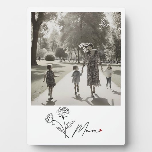 ミニマルエレガントフローラ母 フォトプラーク (正面)