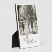 ミニマルエレガントフローラ母 フォトプラーク (側面)