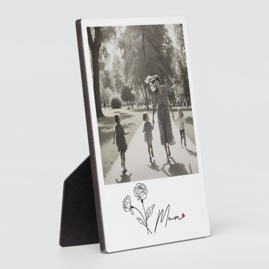 ミニマルエレガントフローラ母 フォトプラーク (側面)