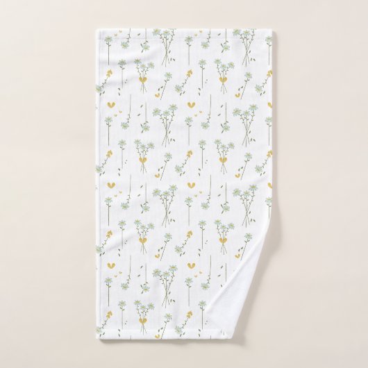 ミニマルエレガントフローラ バスタオルセット (ハンドタオル)