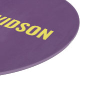 ミニマルエレガントプロフェッショナルインディゴ&イエロー カッティングボード (角)