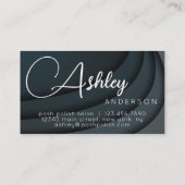 ミニマルエレガントプロフェッショナルサロンロイヤリティ 名刺 (裏面)