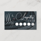 ミニマルエレガントプロフェッショナルサロンロイヤリティ 名刺 (正面)