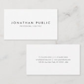 ミニマルエレガントプロフェッショナルテンプレートモダン 名刺 (正面/裏面)