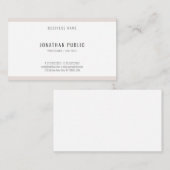 ミニマルエレガントプロフェッショナルテンプレートモダン 名刺 (正面/裏面)