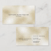 ミニマルエレガントプロフェッショナルフロストモダンオパール 名刺 (正面/裏面)