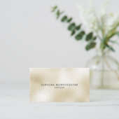 ミニマルエレガントプロフェッショナルフロストモダンオパール 名刺 (スタンド正面)