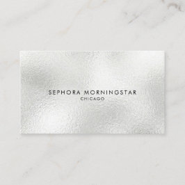ミニマルエレガントプロフェッショナルフロストモダンオパール 名刺
