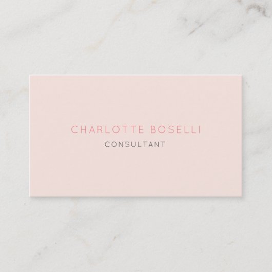 ミニマルエレガントプロフェッショナルプレミアムシルク 名刺 (正面)