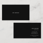 ミニマルエレガントプロフェッショナル名刺 名刺 (正面/裏面)