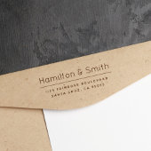 ミニマルエレガントプロフェッショナル差出人住所 セルフインキングスタンプ