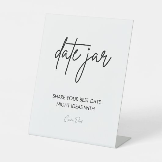 ミニマルエレガントム日付JARアイディア記号 台座サイン (正面)