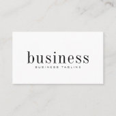 ミニマルエレガントモダンシンプルリストQRコード 名刺 (正面)