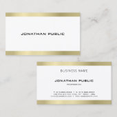 ミニマルエレガントモダンプロフェッショナル平野 名刺 (正面/裏面)