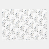 ミニマルエレガントモダンユニークオリジナル休日 ラッピングペーパーシート (正面)