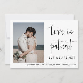 ミニマルエレガントモダンリストのスクリプト写真の取り出し 招待状