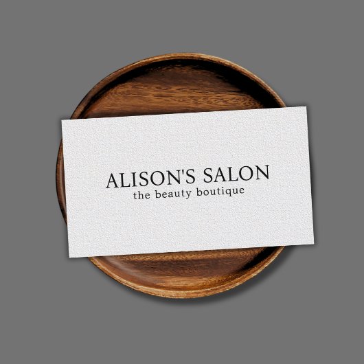 ミニマルエレガントラストテクスチャー白美しいはっきりした 名刺