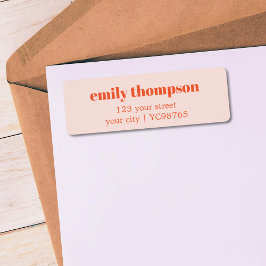 ミニマルエレガントラストパはっきりしたステル ラベル