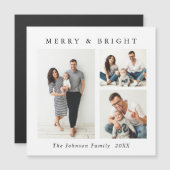 ミニマルエレガントリスクリスマス3 PHOTO磁気カード (正面/裏面)