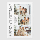 ミニマルエレガントリスクリスマス3 PHOTO磁気カード (正面)