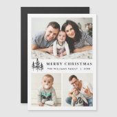 ミニマルエレガントリスクリスマス3 PHOTO磁気カード (正面/裏面)