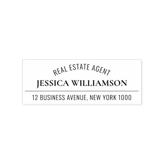 ミニマルエレガントリストの会社名プロフェッショナル ラバースタンプ (インプリント)