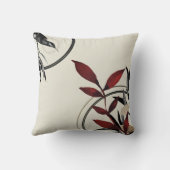 ミニマルエレガントリストの水彩画 クッション (裏面)