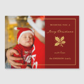 ミニマルエレガントリストの赤/金ゴールド写真 (正面)