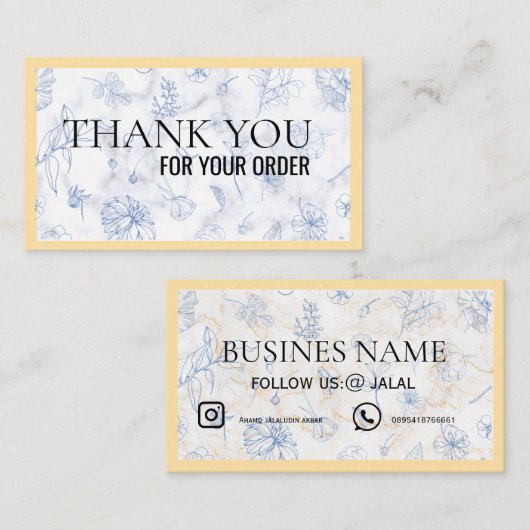 ミニマルエレガントリストウォーミングベージュはっきりしたブラックモダン 名刺 (正面/裏面)