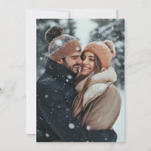 ミニマルエレガントリストカレンダー日付を保存 セーブザデート (裏面)