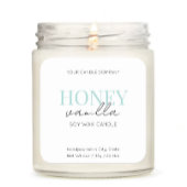 ミニマルエレガントリストキャンドルコスメティックステッカーラベル スクエアシール