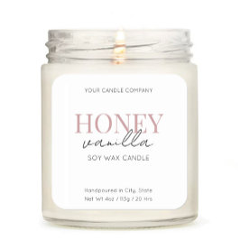 ミニマルエレガントリストキャンドルコスメティックステッカーラベル スクエアシール