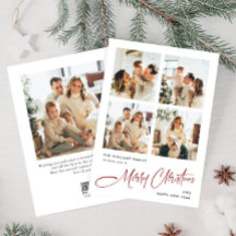 ミニマルエレガントリストクリスマスグリーティング5写真